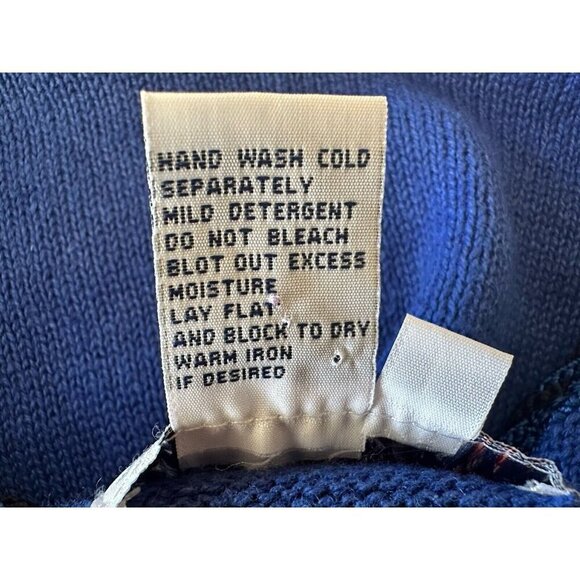 Bedford Fair Lifestyles Blue Striped Colorful Button Up Cardigan Women's Sz L - Picture 10 of 11